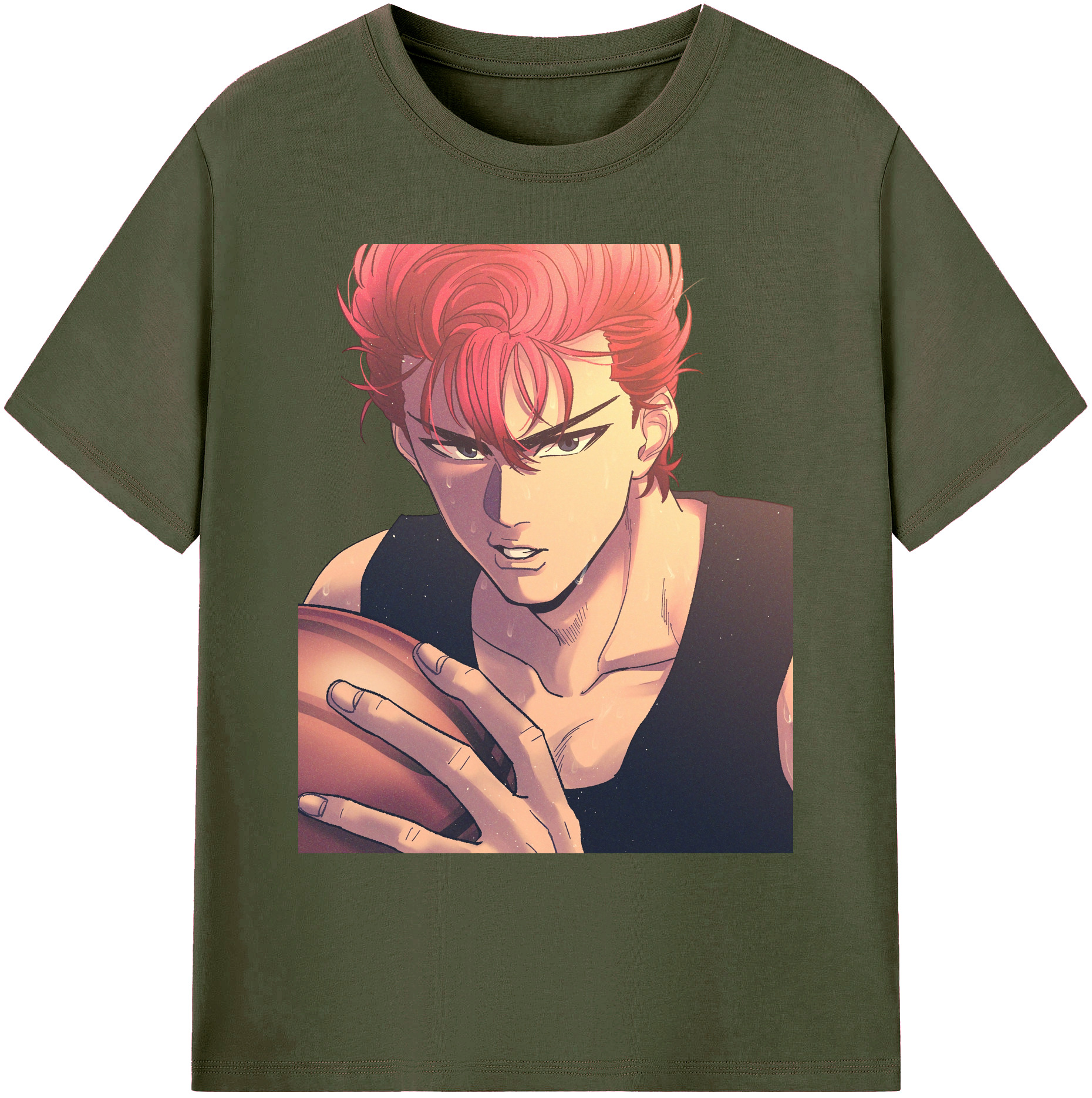 （画像用） SLAM DUNK／スラムダンク 綿100％ メンズ半袖Tシャツ｜肌触りやわらか＆通気性